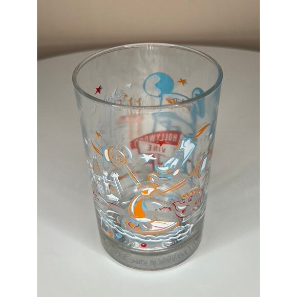 VTG 1996 DISNEY WORLD REMEMBER THE MAGIC 25TH HOLLYWOOD STUDIOS McDonalds GLASS - Picture 4 of 6